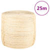 vidaXL Touw 8 mm 25 m 100% sisal