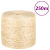 vidaXL Touw 4 mm 250 m 100% sisal