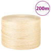 vidaXL Touw 3 mm 200 m 100% sisal