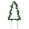 vidaXL Kerstverlichting kerstboom 3 st met grondpinnen 50 LED's 30 cm