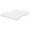 vidaXL Schuimmatras 7 zones hardheid 20 ILD 200x220 cm wit