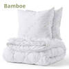 Bamboe Dekbed + 2 Bamboe Hoofdkussen - Lits-Jumeaux 240x220 cm Extra Lang Warmteklasse 2 Anti-allergisch