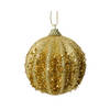 Decoris - Kerstbal foam d8 cm licht goud kerst