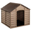 The Living Store Hondenhok - Classic Brown - 86 x 84 x 82 cm - UV-bestendig dak