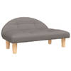 The Living Store Hondenbank - Comfort - Hondenmeubilair 70x52x30cm - Taupe