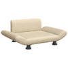 The Living Store Hondenbank - Comfort - Hondenbed 70x45x28 cm - Crème - 100% Polyester