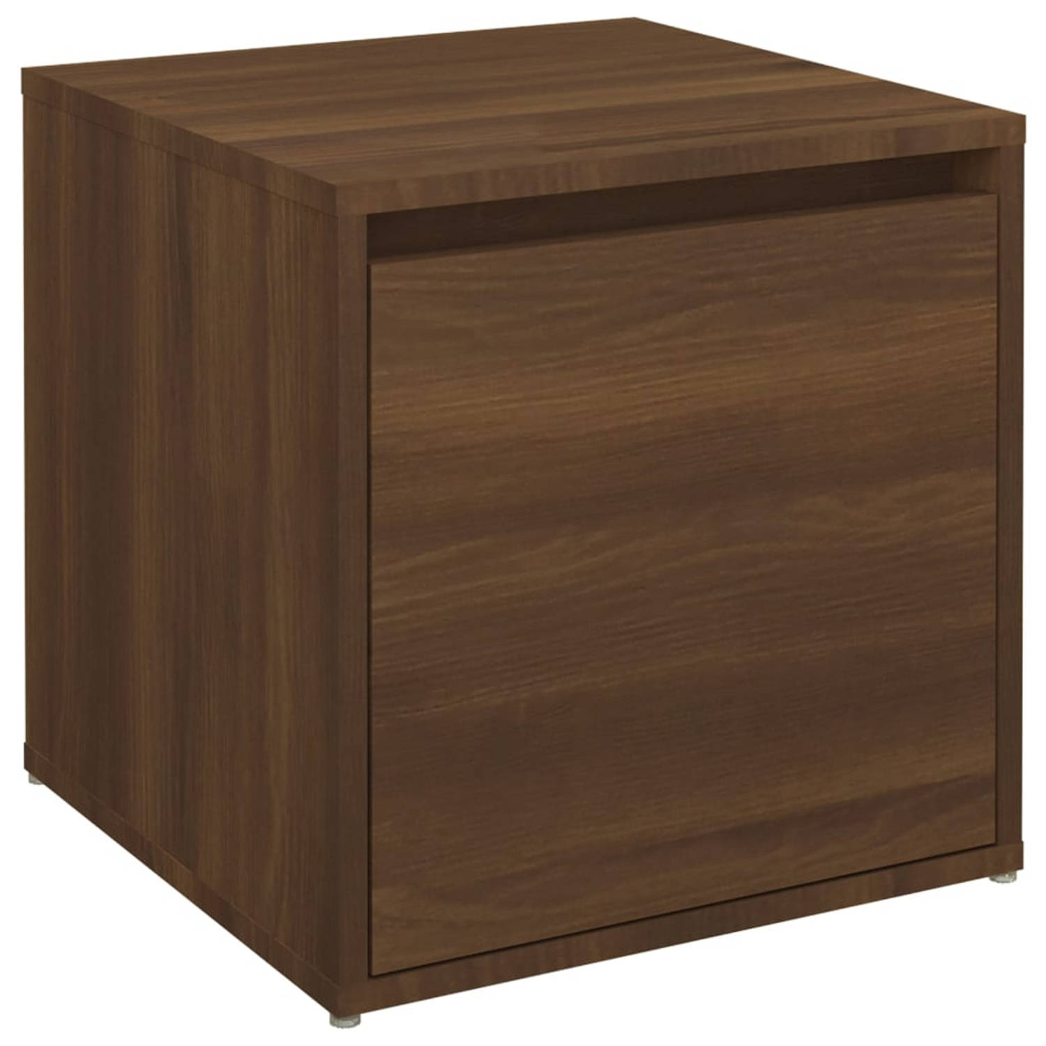 The Living Store Opbergbox Hout - 40.5 x 40 x 40 cm