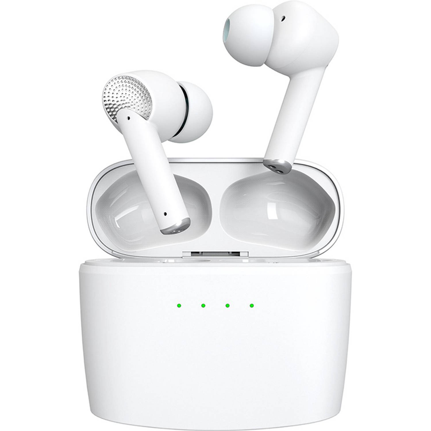 JAP Sounds EB08 - Draadloze oordopjes met oplaadcase - Noise cancelling - 24/u Luistertijd - Bluetooth - Earbuds wireless - Sport oortjes - Geschikt voor apple, iphone, android, sa