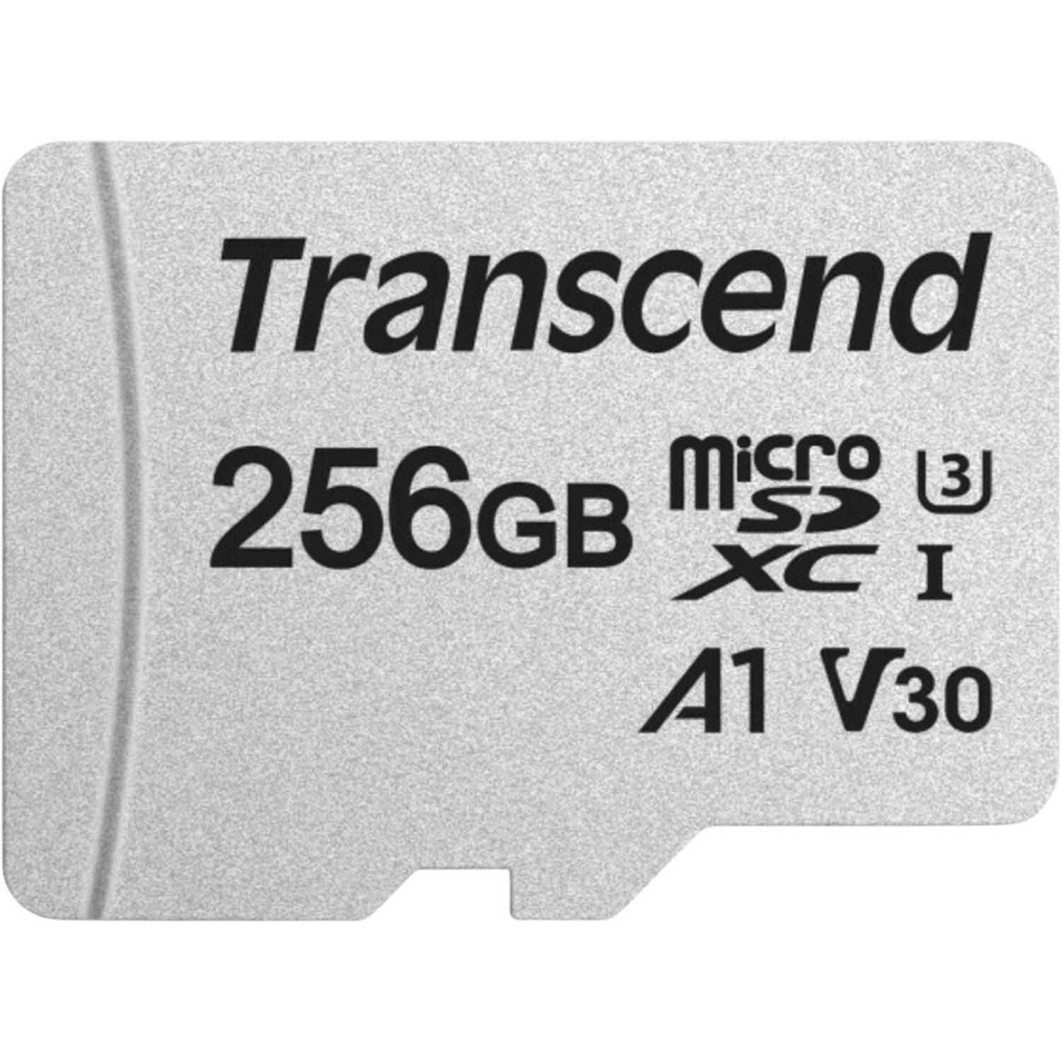 Transcend Premium 300S microSDXC-kaart 256 GB Class 10, UHS-I, UHS-Class 3, v30 Video Speed Class in