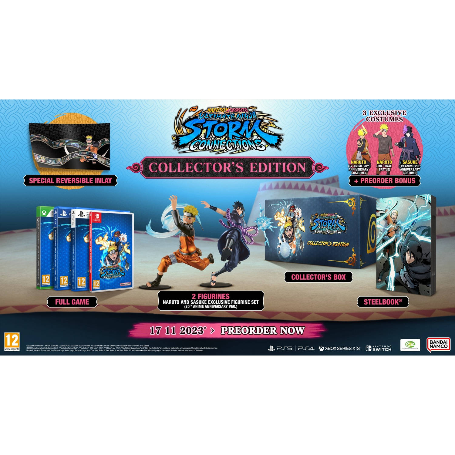 Naruto X Boruto Ultimate Ninja Storm Connections Collectors Edition + Pre-order Bonus Xbox One & Ser