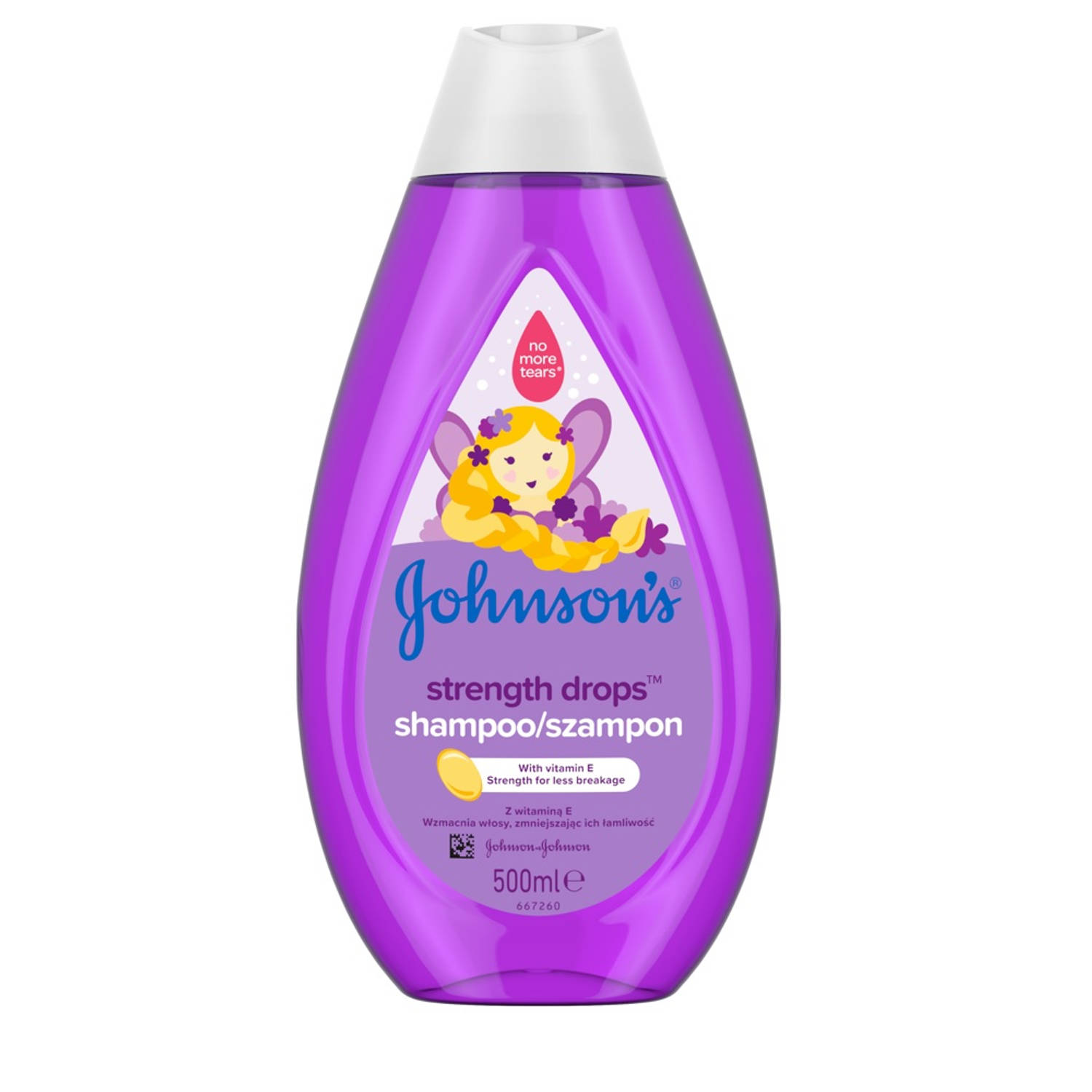 Johnson's Strength Drops babyshampoo met vitamine E 500ml