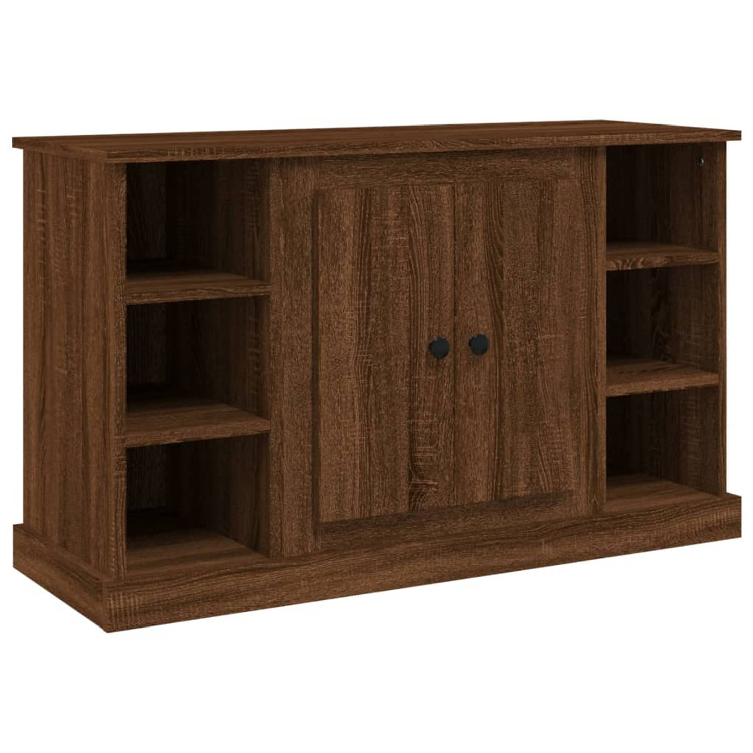 The Living Store Dressoir Classic Bruineiken - 100 x 35.5 x 60 cm - Duurzaam bewerkt hout