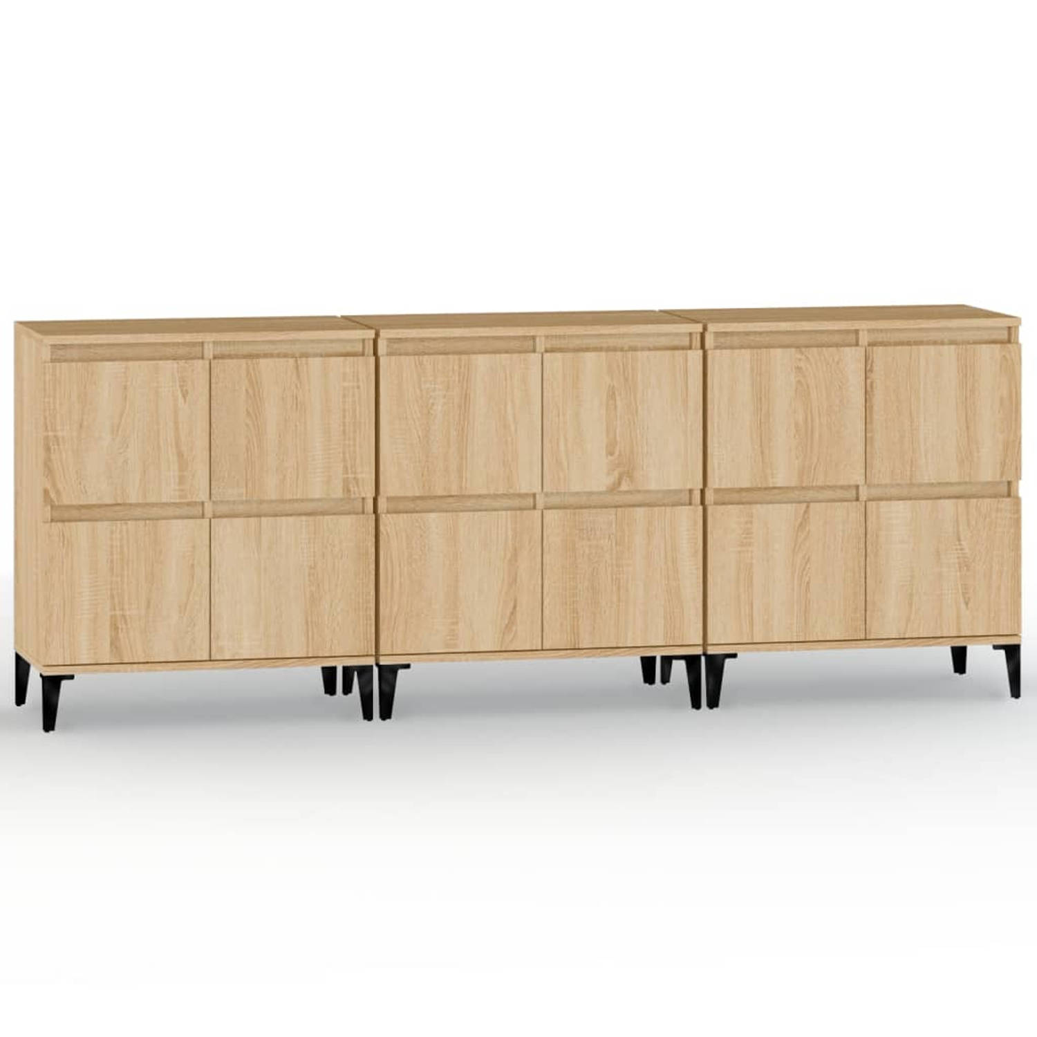 The Living Store Dressoir - Klassiek - Sonoma Eiken - 60 x 35 x 70 cm - Duurzaam Hout