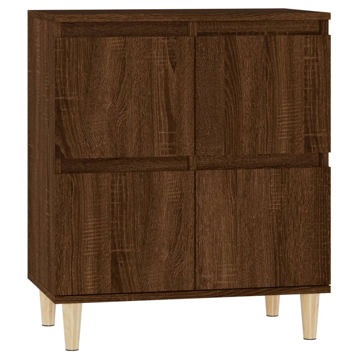 The Living Store Dressoir Classic Bruineiken - 60 x 35 x 70 cm - Duurzaam bewerkt hout