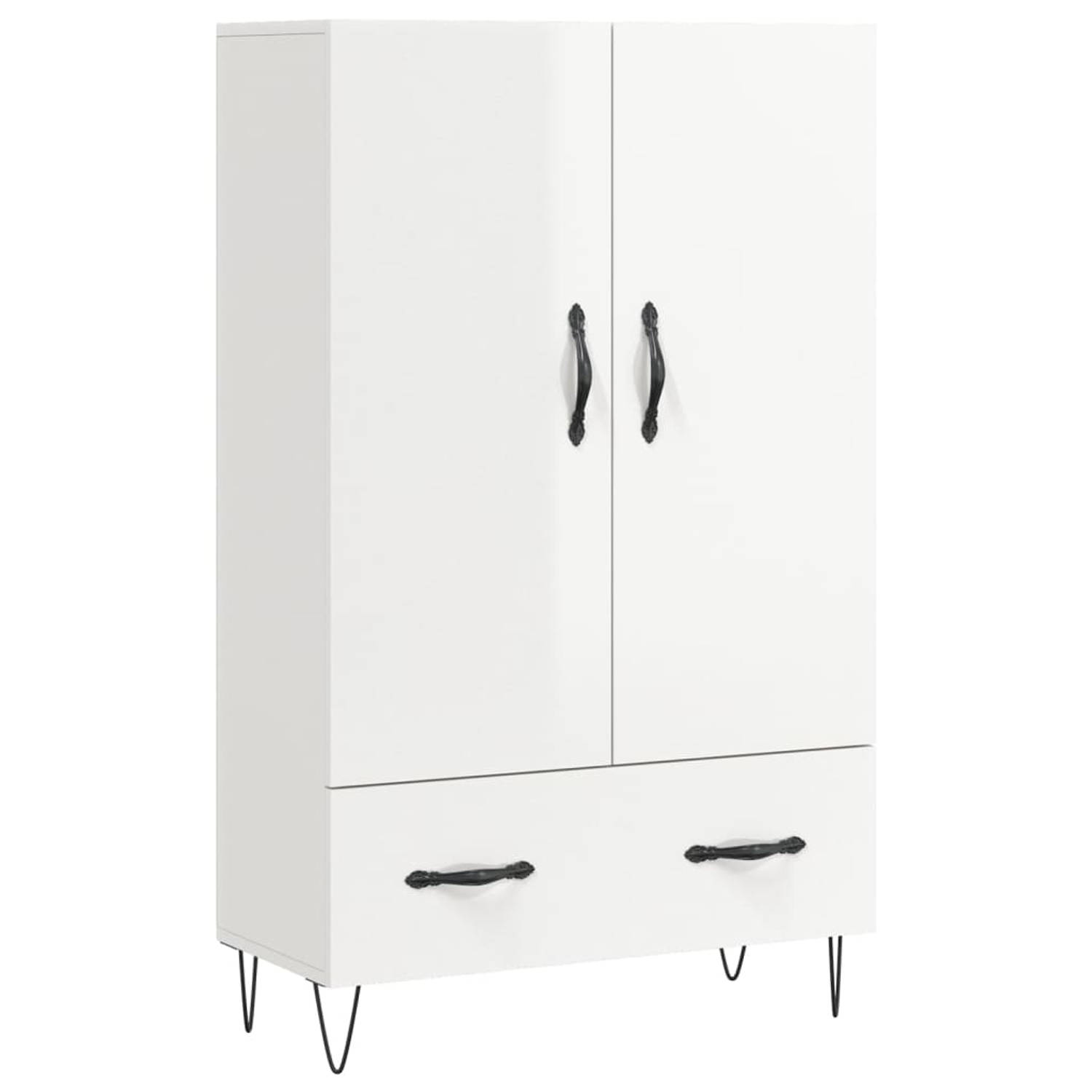 The Living Store Hoge Kast Buffetkast - 69.5 x 31 x 115 cm - Duurzaam materiaal