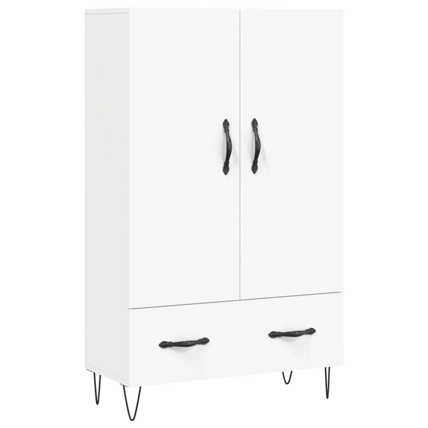 The Living Store - Hoge kast - 69.5 x 31 x 115 cm - wit