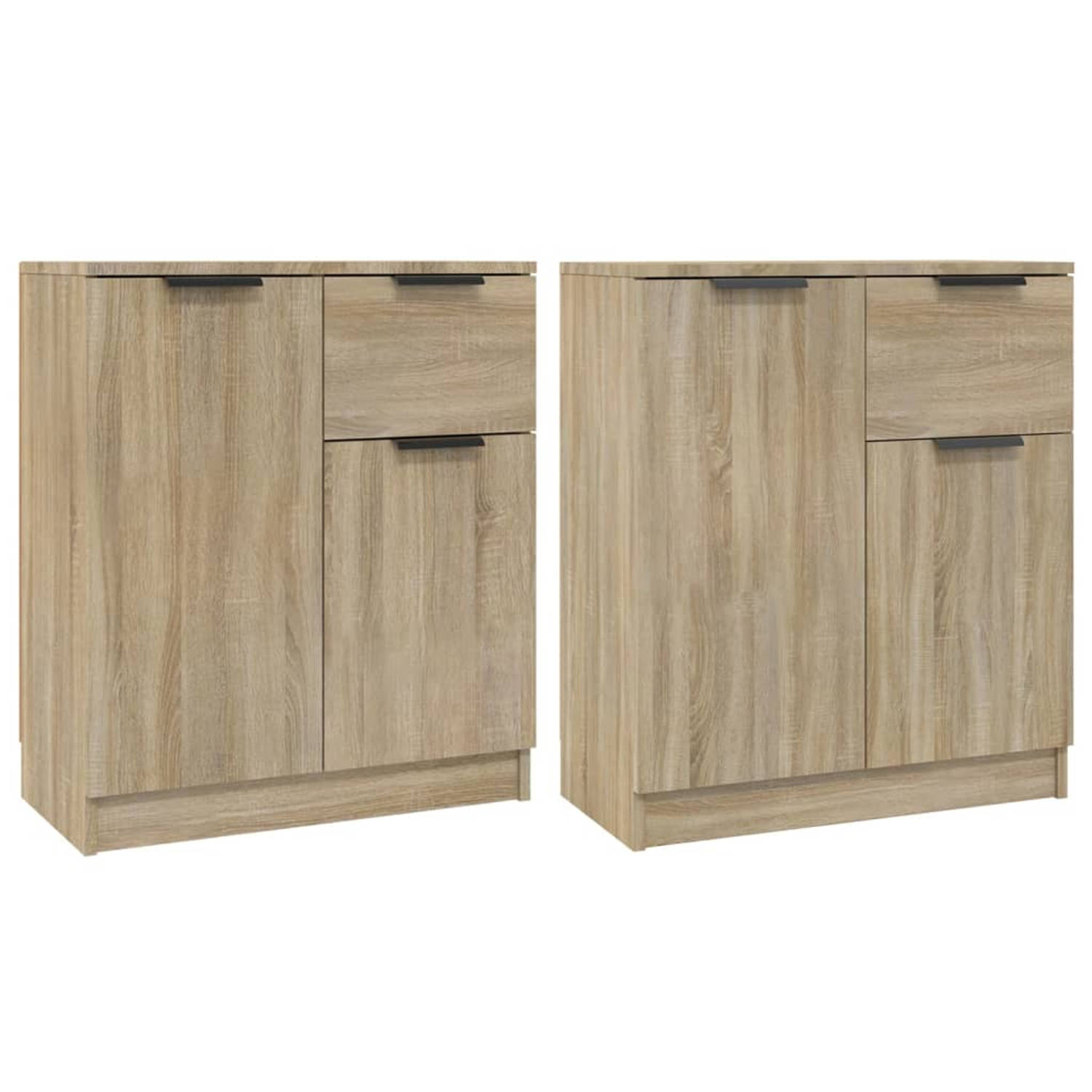 The Living Store Dressoirs - Dressoirs - 60 x 30 x 70 cm - Sonoma eiken hout