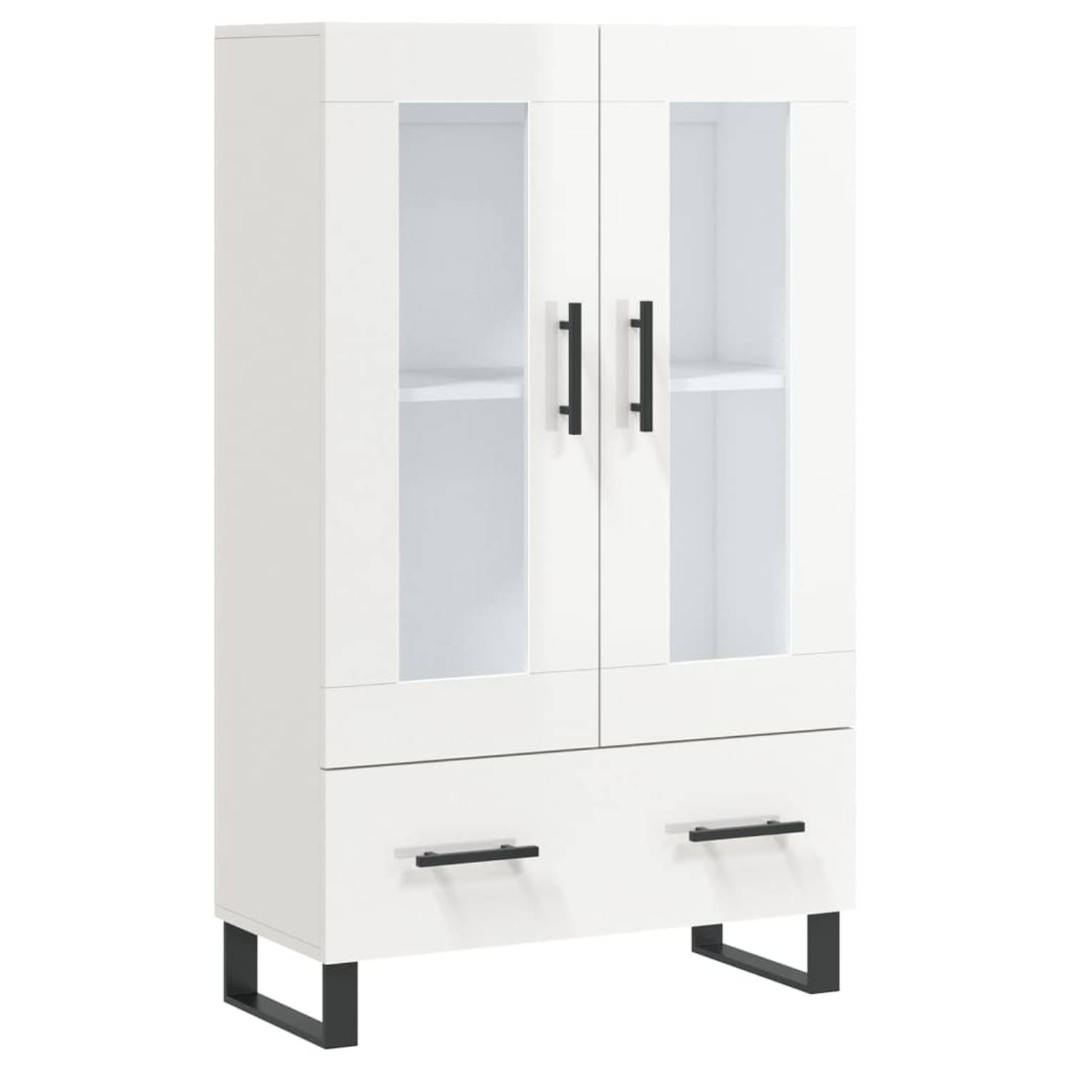 The Living Store Hoge kast - Buffetkast - 69.5 x 31 x 115 cm - Duurzaam materiaal