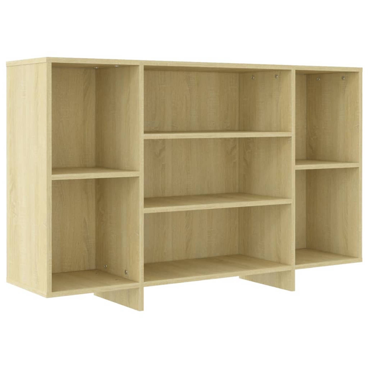 The Living Store Bijzetkast - Sonoma Eiken - 120 x 30 x 75 cm is a optimized product title using the given information