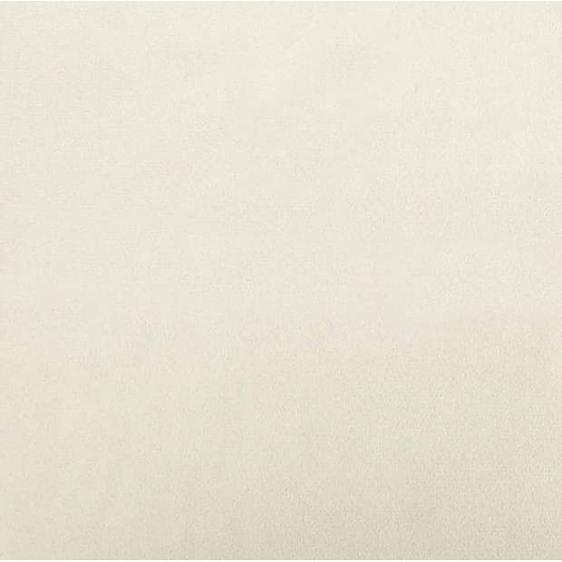 The Living Store Hondenbed - fluweel - 50 x 40 x 26.5 cm - crème