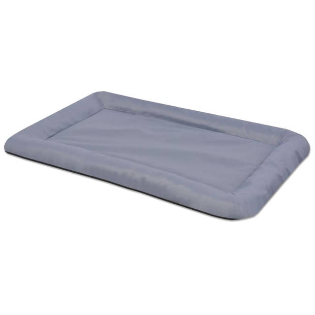 The Living Store Hondenmatras XXL - Grijs - 97 x 62 cm - Waterafstotend