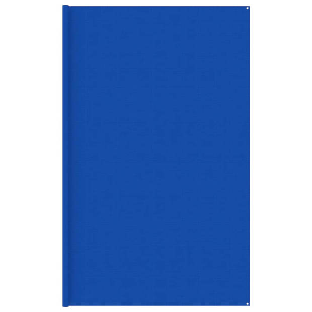 The Living Store Tenttapijt - Blauw - 400 x 400 cm - HDPE - Waterdoorlatend - Ademend
