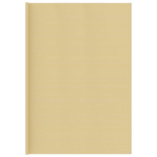 The Living Store Tenttapijt - Beige - 400x400 cm - Weerbestendig en ademend