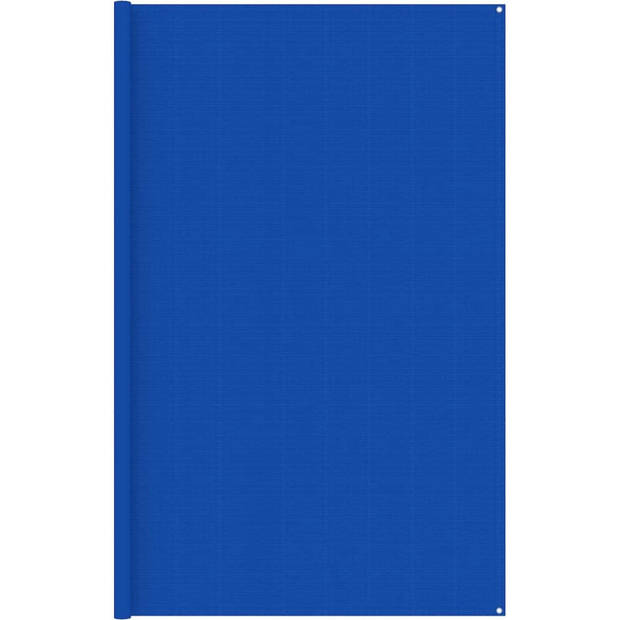The Living Store Tenttapijt - Blauw - 300 x 600 cm - Waterdoorlatend en ademend - Gemakkelijk schoon te maken -