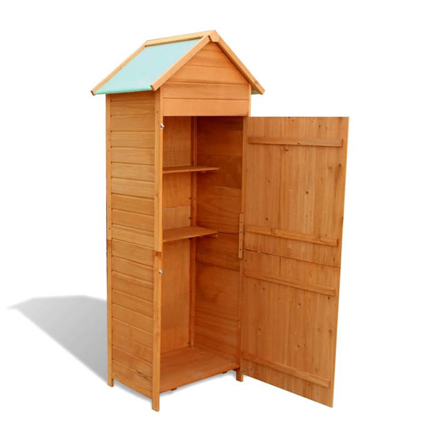 The Living Store Opbergkast - Hout - 42.5 x 64 x 190 cm - Waterbestendig