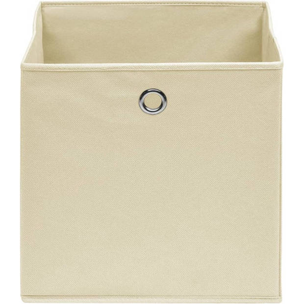 The Living Store Opbergboxen - Nonwoven Stof - 28x28x28cm - Trendy - Duurzaam