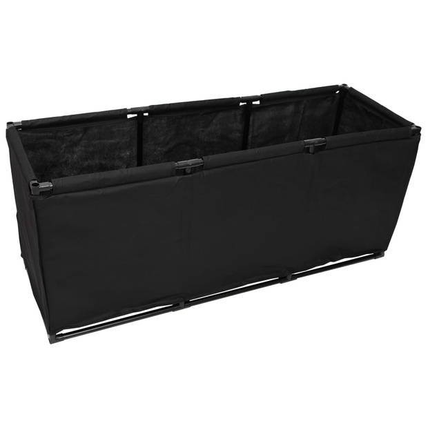 The Living Store Opbergbox Gereedschapsdoos - 105 x 34.5 x 45 cm - Zwart