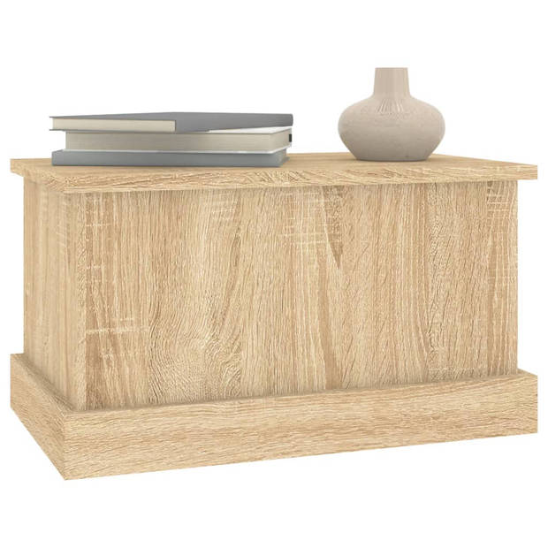 The Living Store Opbergbox - gereedschapskist - Afmetingen- 50 x 30 x 28 cm - Materiaal- bewerkt hout