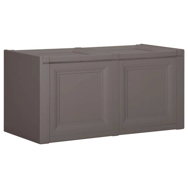 The Living Store Opbergbox - Grijs - 86 x 40 x 42 cm - 85 L - PP