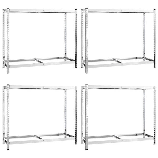 The Living Store Bandenrek - Garageopslag - 110 x 40 x 110 cm - Stevig frame - Hoog draagvermogen