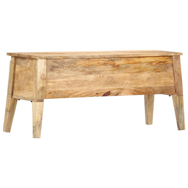 vidaXL Opbergbox 99x35x48 cm massief mangohout