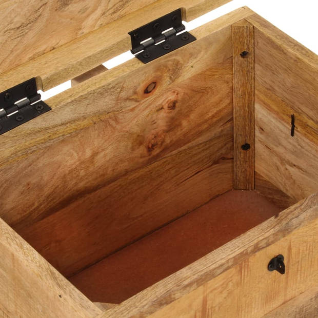 vidaXL Opbergbox 39x28x31 cm massief mangohout