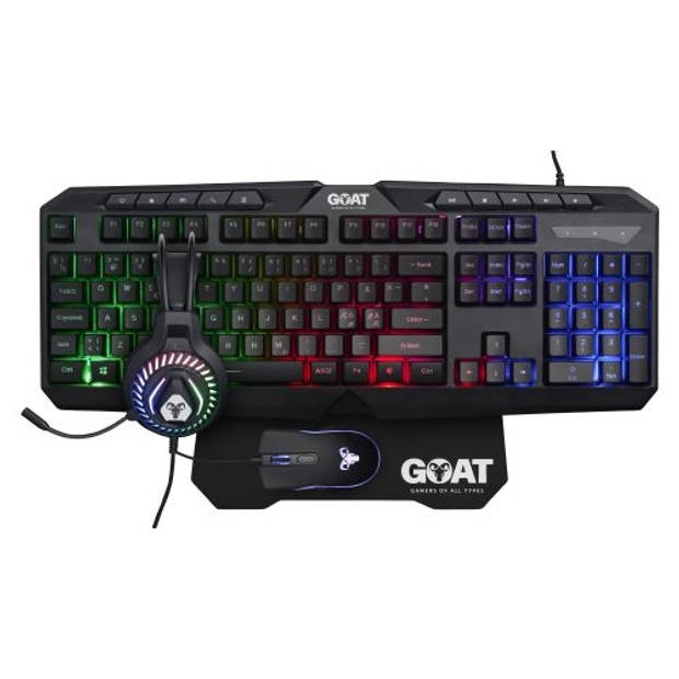 GOAT Gaming Set Toetsenbord Muis Headset