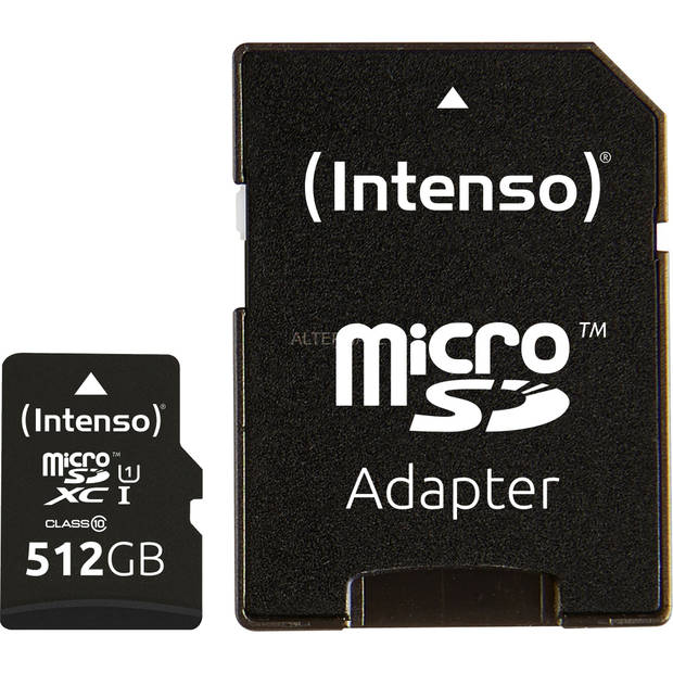 Intenso microSD-Card Class10 UHS-I 512GB Speicherkarte