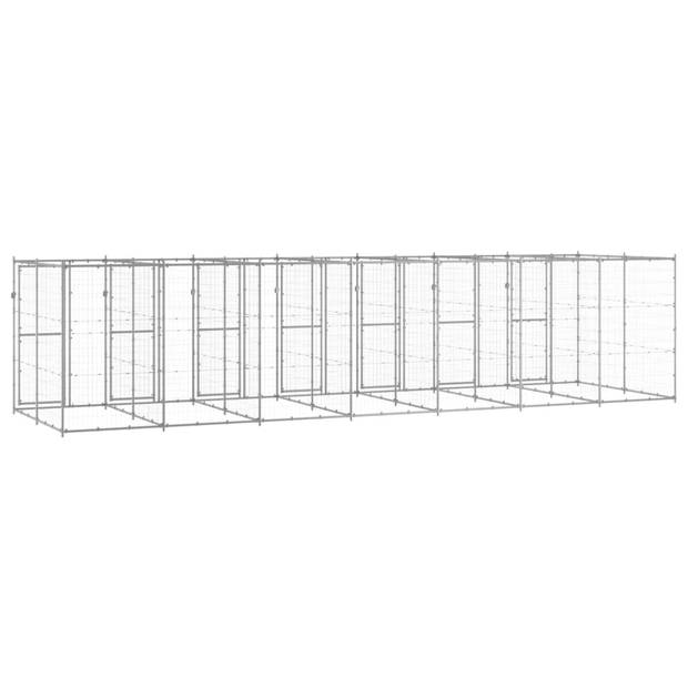 The Living Store Hondenkennel - X - Buitenspeelparadijs - 770x220x180 cm - Duurzaam en veilig