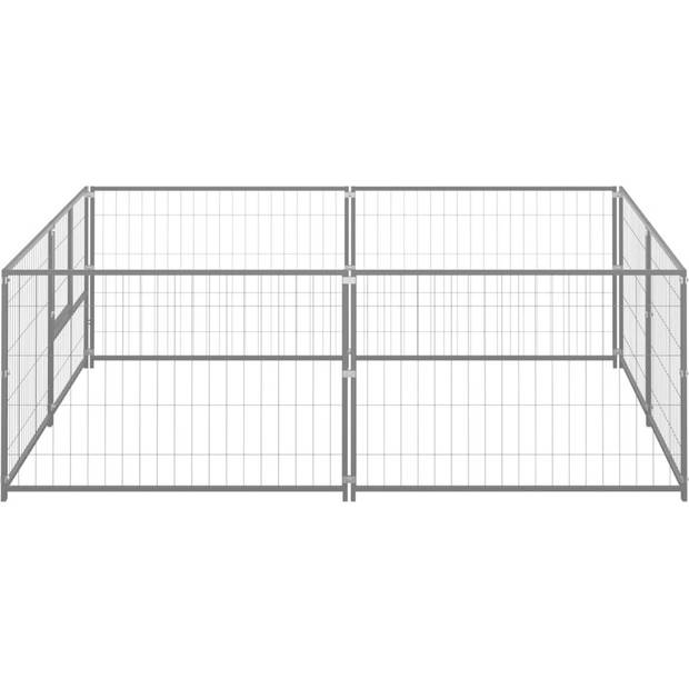 The Living Store Hondenkennel - Grote Buitenren 200x200x70 cm - Stevig Staal