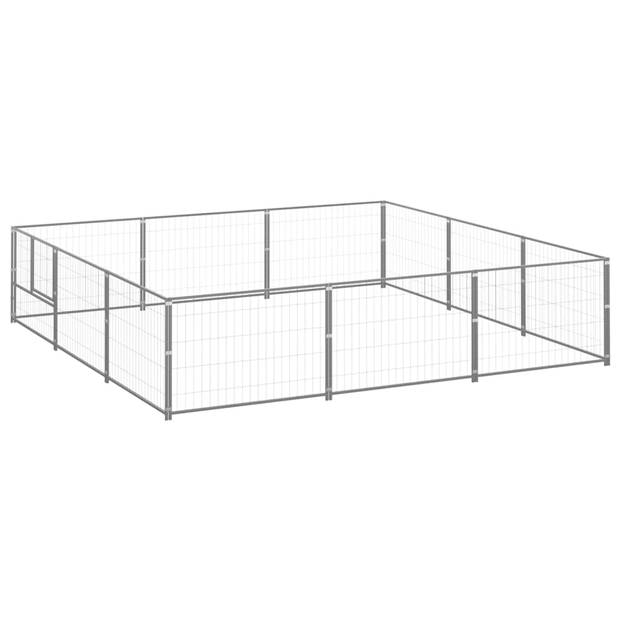 The Living Store Hondenkennel Grote Buitenren - 300 x 300 x 70 cm - Stevige Staalconstructie