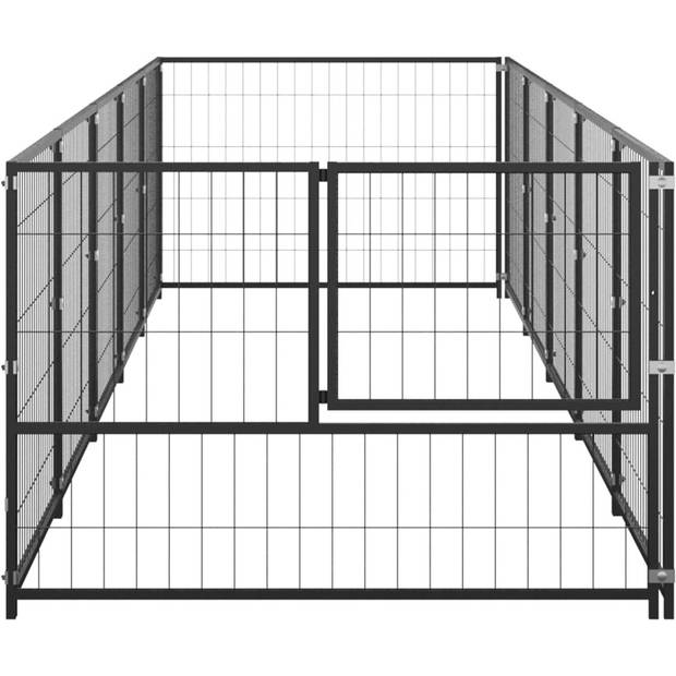 The Living Store Hondenkennel - Grote buitenren 100 x 100 x 70 cm - Stevige staalconstructie