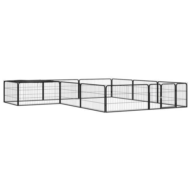 The Living Store Hondenkennel Stalen Hondenkennel - 300 x 300 x 50 cm - Waterbestendig