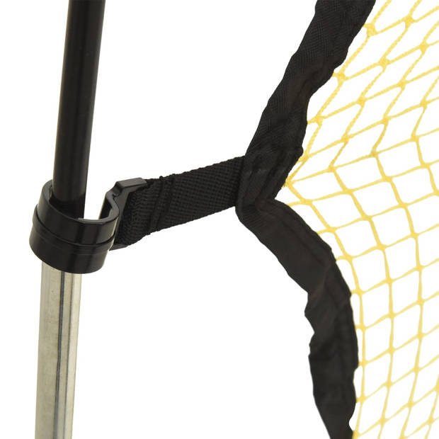 The Living Store Reboundnet Voetbal - 183 x 85 x 120 cm - Durable - Accurate ball return - Easy transport