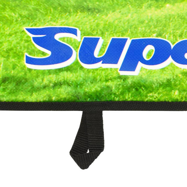 vidaXL Voetbaldoelenset met doelmuur 120x51x77,5 cm