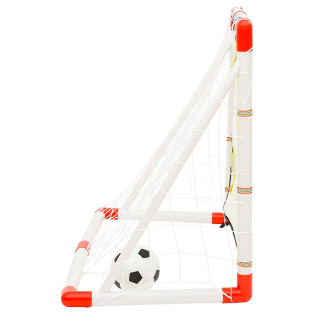 vidaXL Voetbaldoelenset met doelmuur 120x51x77,5 cm