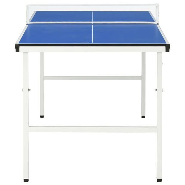 vidaXL Tafeltennistafel met net 5 feet 152x76x66 cm blauw