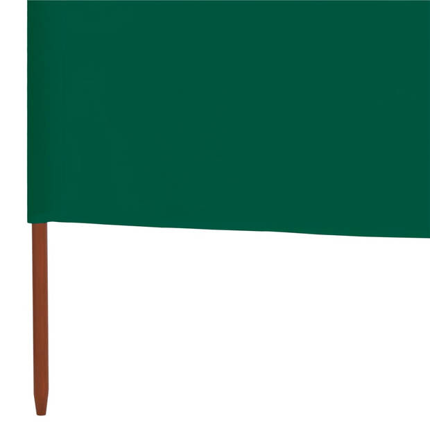 The Living Store Inklapbaar Windscherm - 600 x 160 cm - Groen - Nonwoven stof