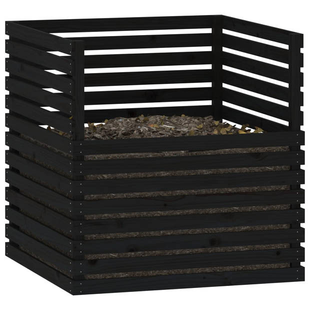 The Living Store Compostbak - 100 x 100 x 102 cm - massief grenenhout