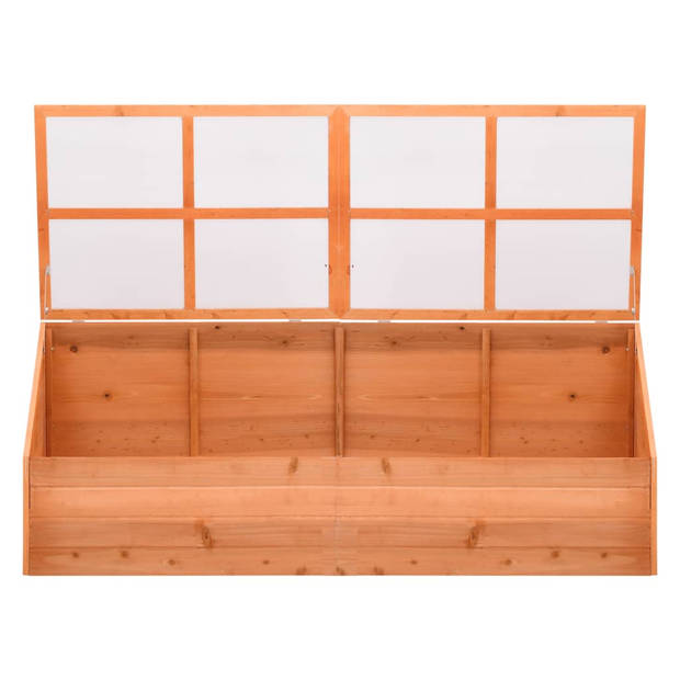 The Living Store Tuinkas 180x57x62 cm hout - Kas